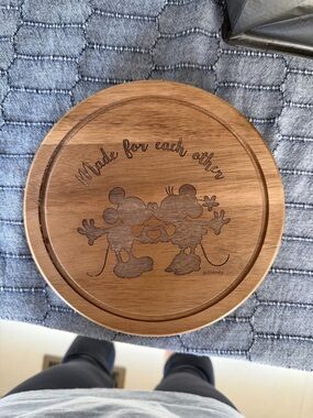 NEW Mickey & Minnie Cheese Board